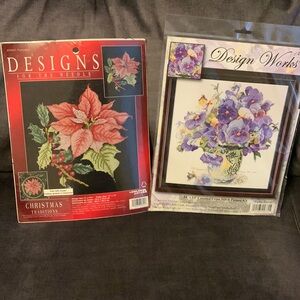 Cross Stitch Floral Sets